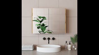 Roomart 80 cm Aynalı Banyo Üst Dolabı Montaj Videosu Resimi