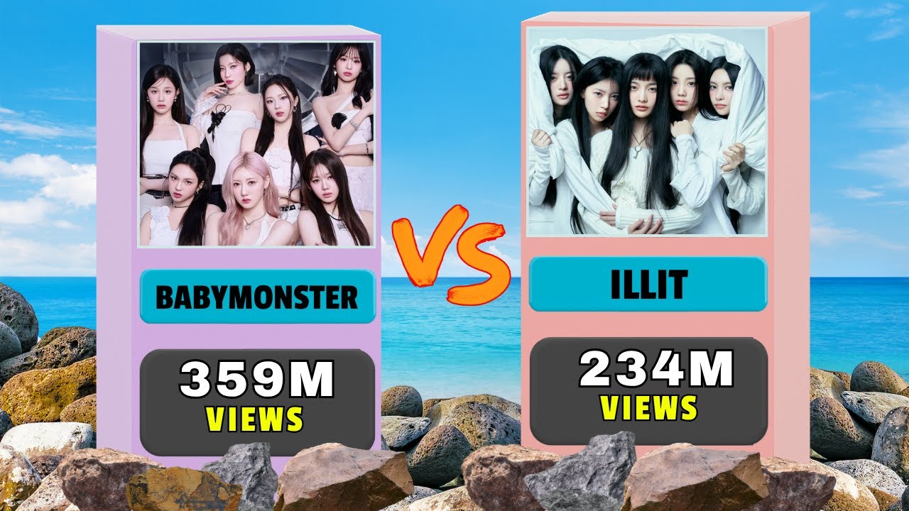 BABYMONSTER vs ILLIT 3D Comparison 2025