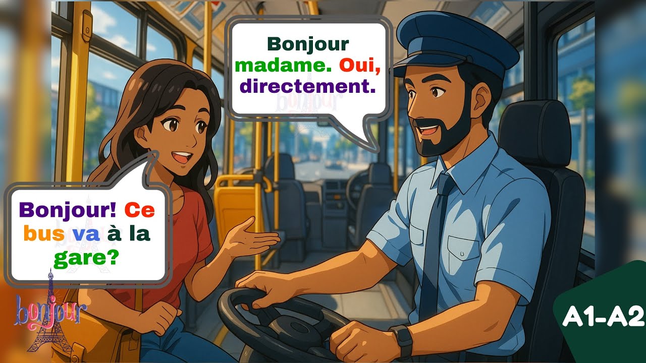 🇫🇷 Learn French A1-A2 for Beginners | 25 Essential Daily Conversations ...