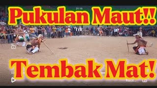 Pukulan m4ut Tembak mat! Reba Lawi - Tarian caci