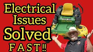 No Start No Click Electrical Issues on a John Deere Zero Turn