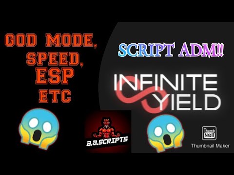 SCRIPT ADMIN!!! (infinite yield, o outro vídeo tava sem música) - YouTube