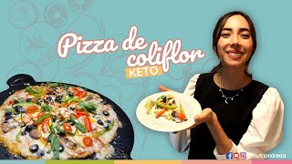 Pizza De Coliflor Keto  Nutriandreaa