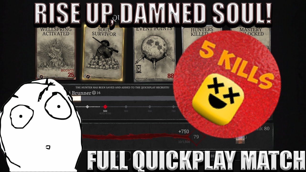 Winning a Quickplay Match Hunt: Showdown Gameplay