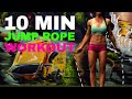 10 MINUTE JUMP ROPE WORKOUT Tone Legs and Shoulders