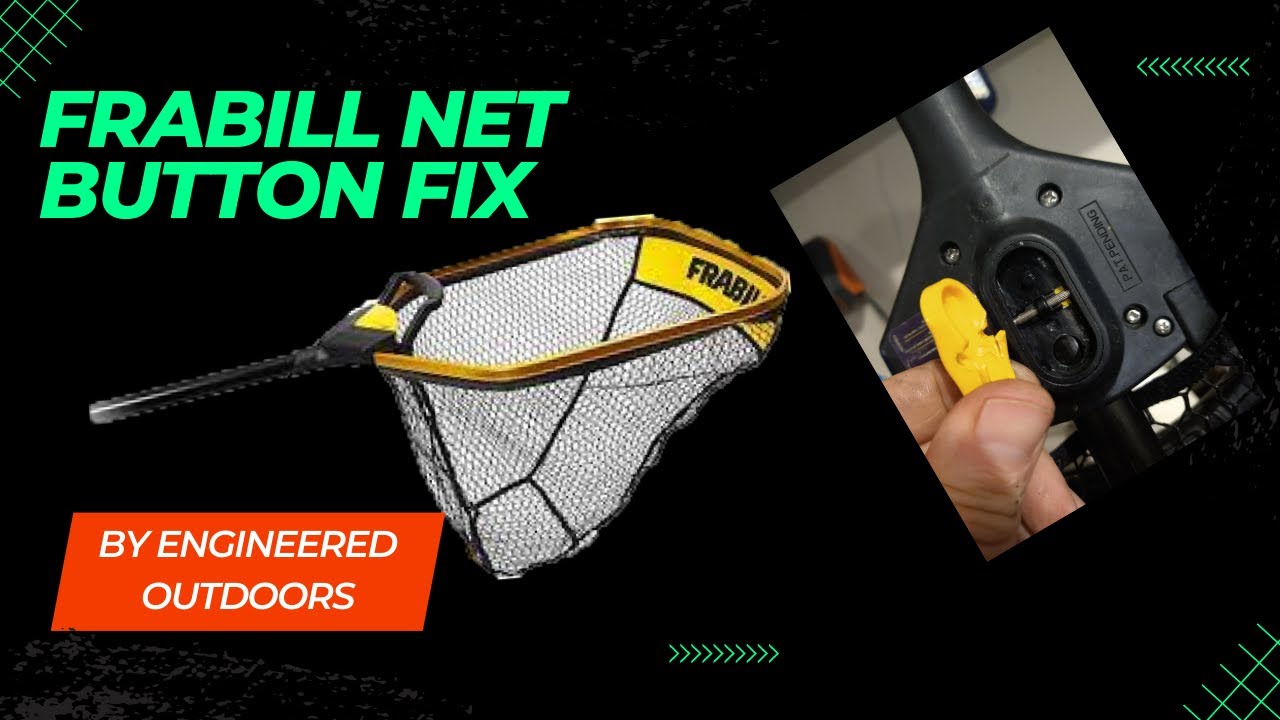 5 Minute Frabill Net Button Fix 