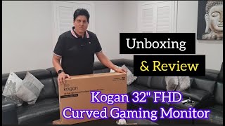 Kogan 32' Full HD 75 Hz Curved Gaming Monitor Unboxing and Review by Sanjeev Sharma Sankush Sydney 105 views 2 months ago 3 minutes, 32 seconds