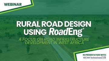 Rural Road Design using RoadEng - Webinar