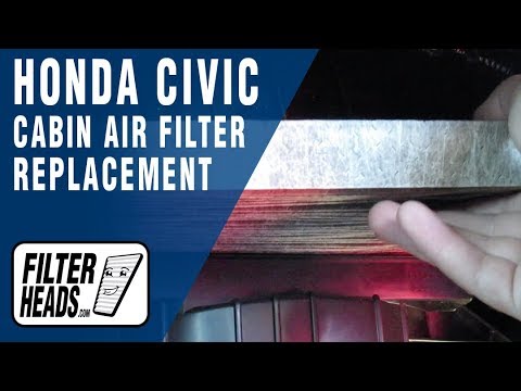 How to Replace Cabin Air Filter 2015 Honda Civic