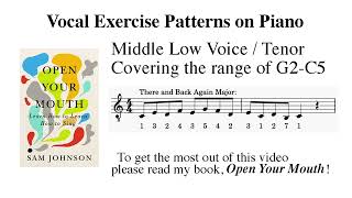 Vocalise: There and Back Again Major for Tenor | Piano Track | Open Your Mouth Series