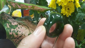 Phong Thủy Nhẫn Ngọc Bích Thiên Nhiên Nephrite  Siêu Đẹp | Linh Khí Đất Việt  0903996911