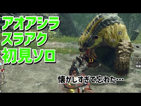 【MHRise】こっちの方が初心者向けかも…？体験版初級クエのアオアシラ倒しに行った！【モンスターハンターライズ】