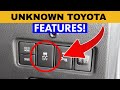HIDDEN Toyota Features You’ll REGRET Not Knowing 