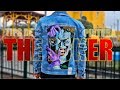 PINTE UNA CHAQUETA DEL JOKER / CUSTOM DENIM JACKET