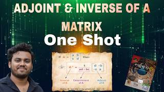 🟥Class 12 : Adjoint & Inverse of a Matrix🔥|| Solution Of Linear Equations 🔥|| WBCHSE || BOARDS +JEE