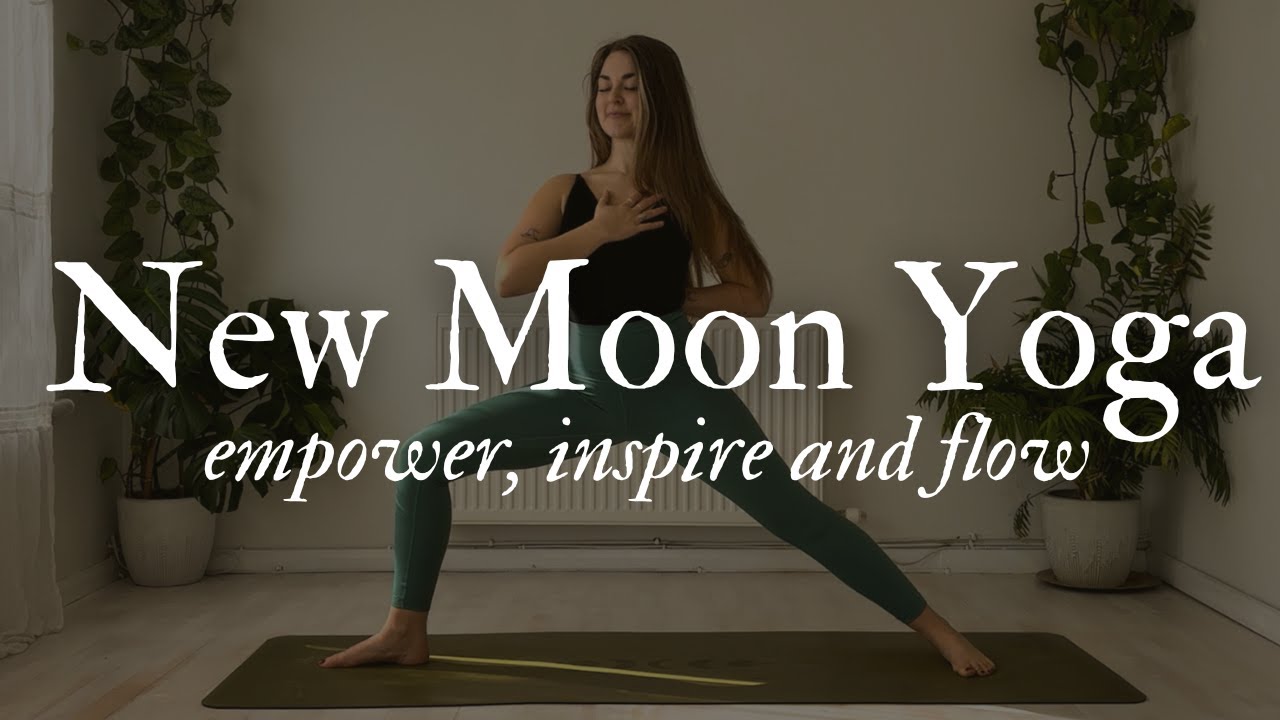 New Moon Yoga 🌑 empower, inspire and flow to celebrate the New Moon! 🖤 ...