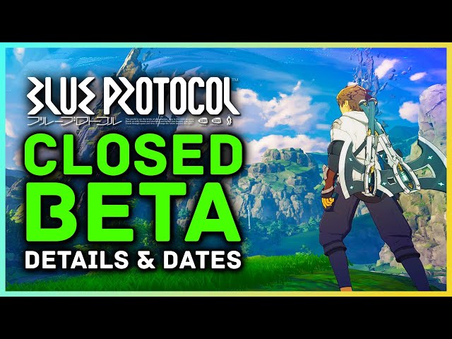Blue Protocol closed beta test announced, new trailer and