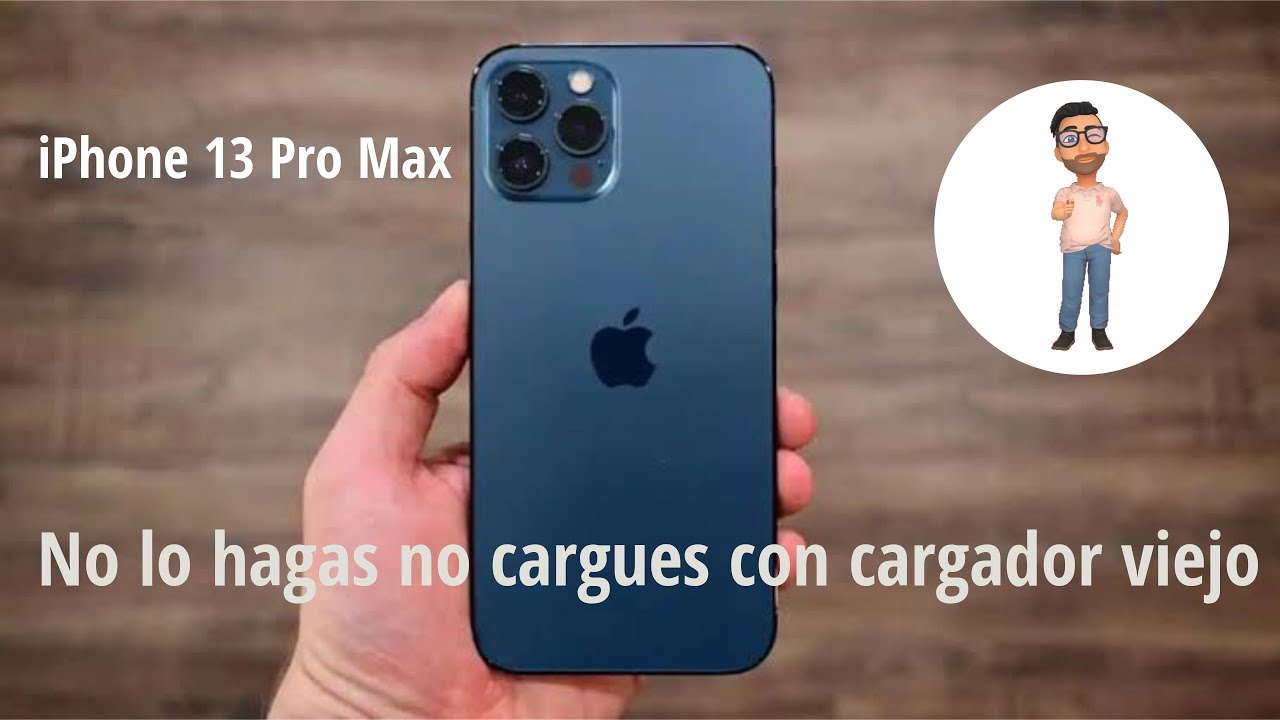 Cuanto CARGA un iPhone 13 PRO MAX con CARGADOR de 5W - YouTube