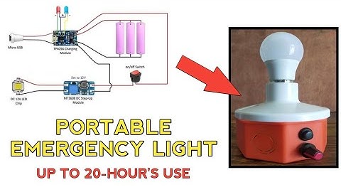 portable emergency light | part-2