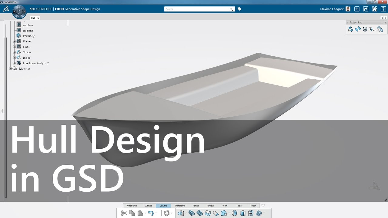 How to create a hull in Generative Shape Design - YouTube