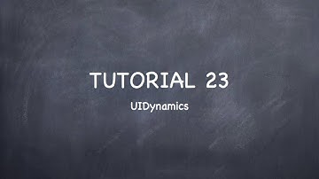 iOS Tutorial 23 "Animations with UIDynamics"