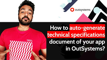 How to auto-generate technical specifications document of your app in OutSystems?