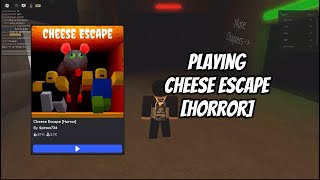 CHAPTER 1 | Cheese Escape [Horror] | Full Gameplay | Roblox (Mobile)