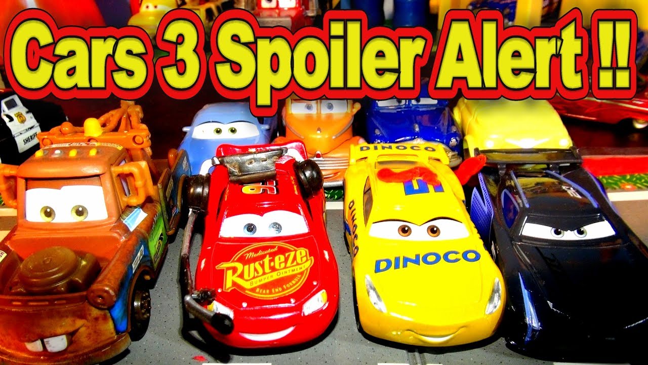 Cars 3 🚗 SPOILER ALERT 🚗Florida 500 re-enactment of the Race Scene 🚗 ...