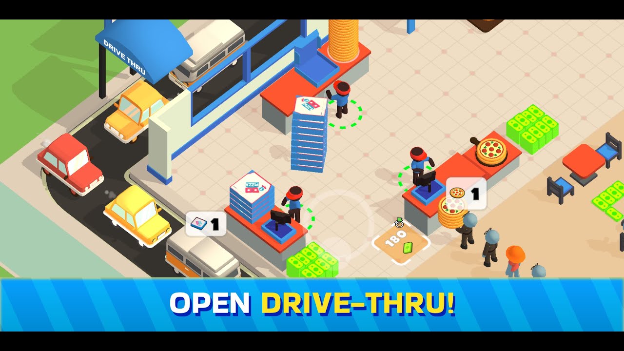 PIZZA READY-Pizza Empire – Complete Gameplay | Stickman Pizza Restaurant(iOS, Android)