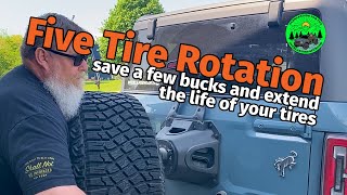 Five Tire Rotation on the Ford Bronco, what you need to know