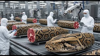 Inside the Modern Snake Meat Factory The Incredible Process You’ve Never Seen