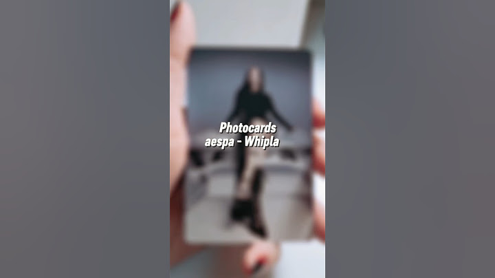 Photocards Aespa