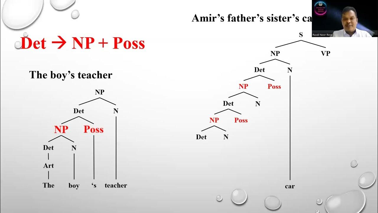 Using a tree diagram in analyzing possessive noun phrases YouTube