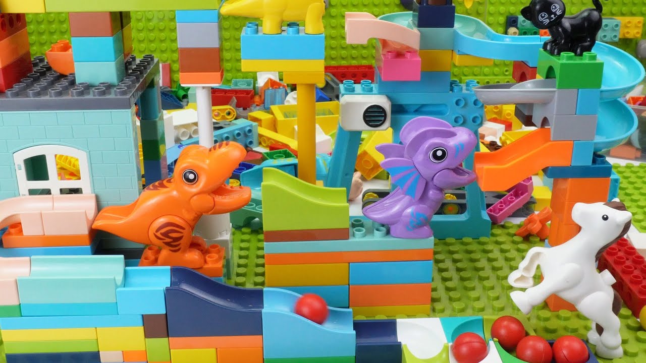 Marble Run Race Satisfying Marble Race Track Building Blocks With