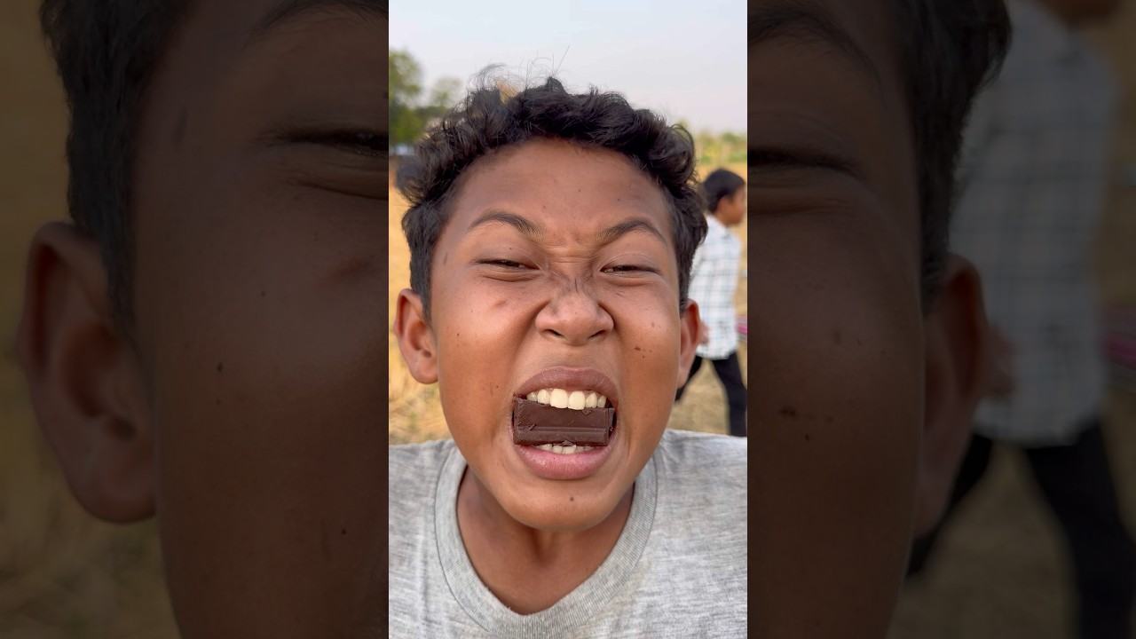 Yummy Bites CHERRY 🍒 DARK CHOCOLATE 🍫 Bars eating by 