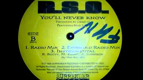 The Almighty RSO featuring Mad Lion - Youll Never Know (Extended Version) (1995)