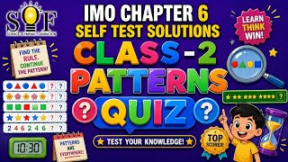 MATH OLYMPIAD QUIZ CHAPTER -6 PATTERNS