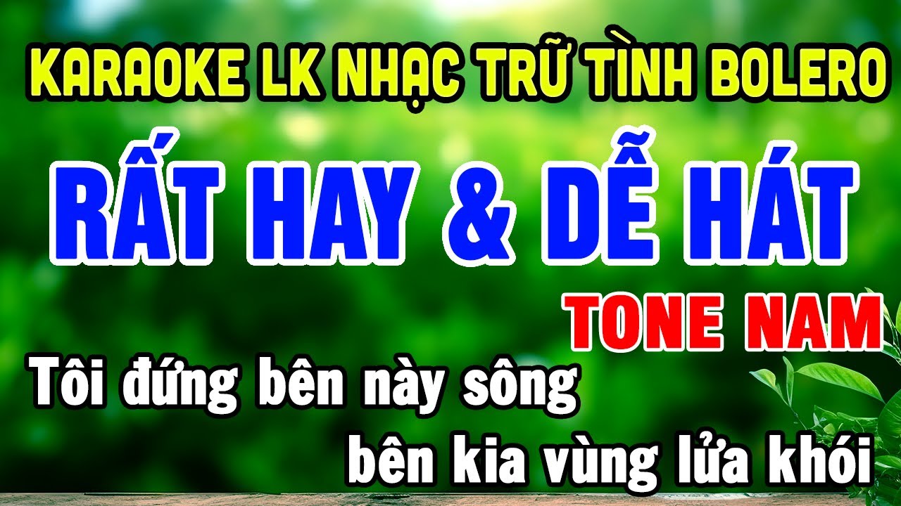 KARAOKE Nhạc Trữ Tình Bolero TOÀN BÀI HAY DỄ HÁT - Hay Nhất Hiện Nay Karaoke Organ Anh Quân