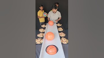 Big Ball 🏀 Roll And Biskut 😋 Challenge 😋 #game