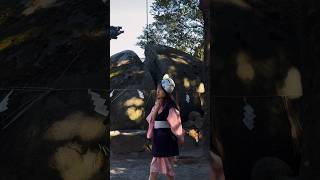 福岡にあった炭治郎の切った岩!!#荘八幡神社