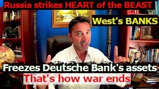 Russia freezes Assets of German Deutsche Bank. Hits the heart of the monster. This is how war ends.