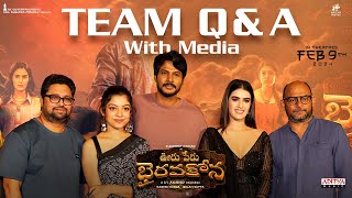 Ooru Peru Bhairavakona Team Q&A With Media @ Trailer Launch Event | Sundeep Kishan | VI Anand