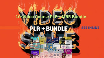 Make Money With 10 Video Course PLR and MRR Bundle |  Best PLR Video Courses 2024