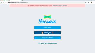 Logging into Seesaw at Home