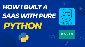 How I built a SaaS with pure Python using NiceGUI and FastAPI