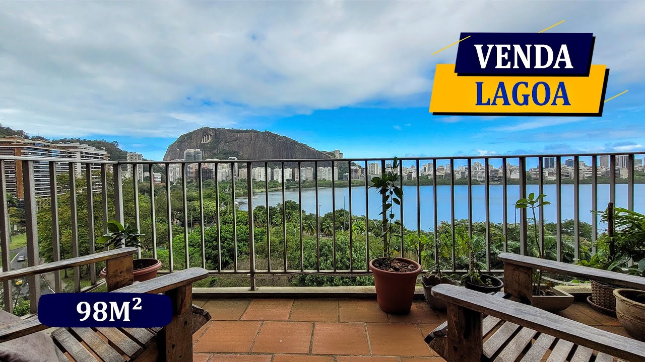 LAGOA LUXO FRONTAL REFORMADÍSSIMO VISTAS DESLUMBRANTES 98M² 2 QUARTOS + REVERSÍVEL VAGA ÓTIMO LAZER