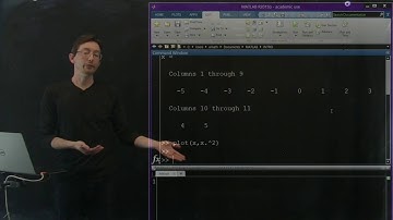 The Basics: Introduction to Matlab, Part 1