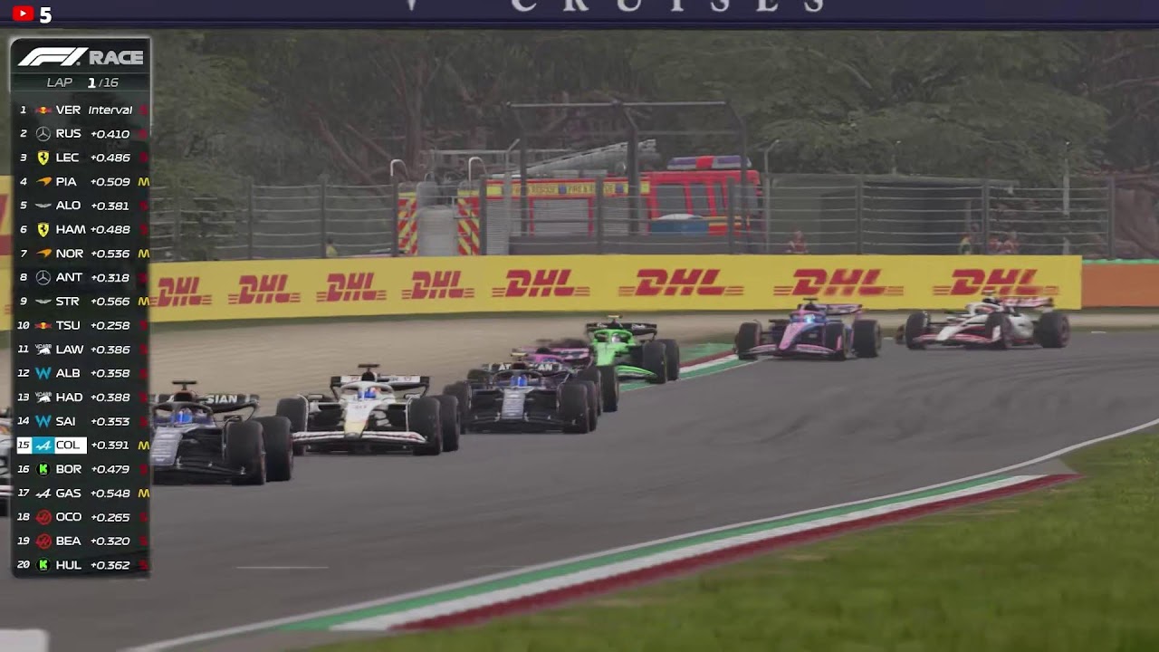 Lewis Hamilton vs Lando Norris | Race F1 25 Imola Grand Prix 2025