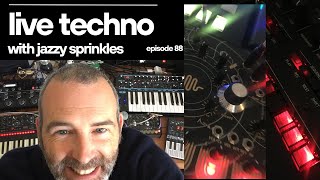 Experimental Techno with Jazz - live synth jam - Episode 88