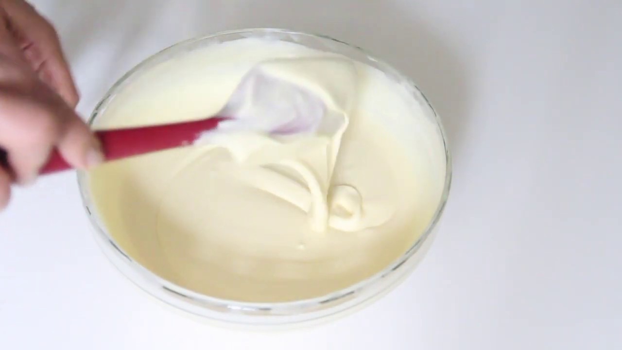 Mousse au chocolat blanc